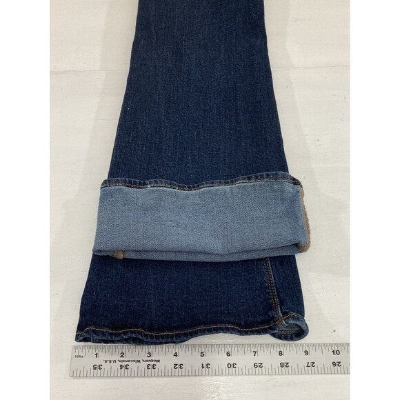 AMERICAN EAGLE Jeans Women's 6 Blue Denim Artist Bootcut Low Rise Flap Pocket - Picture 11 of 11